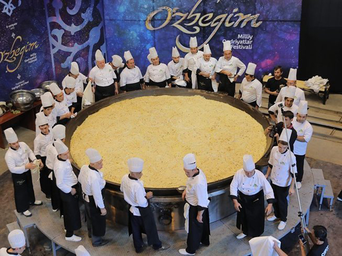 Самый большой плов - весом 7,36 тонн