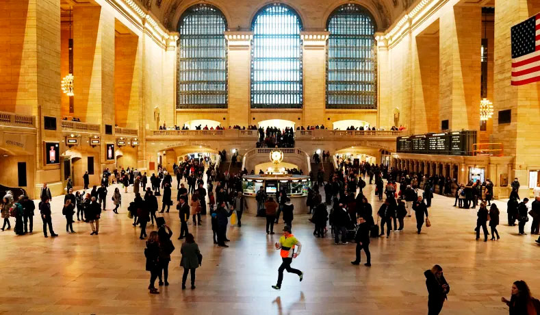 Самый большой вокзал по количеству путей и платформ — Grand Central Terminal